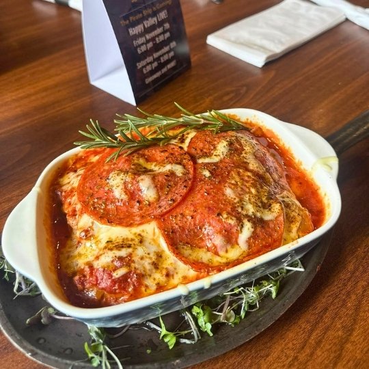 Italian Food Dish in State College, PA. Served at Happy Valley LIVE