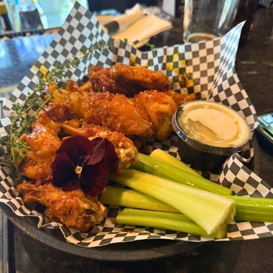 Wings & Celery served at Happy Valley LIVE in State College, PA