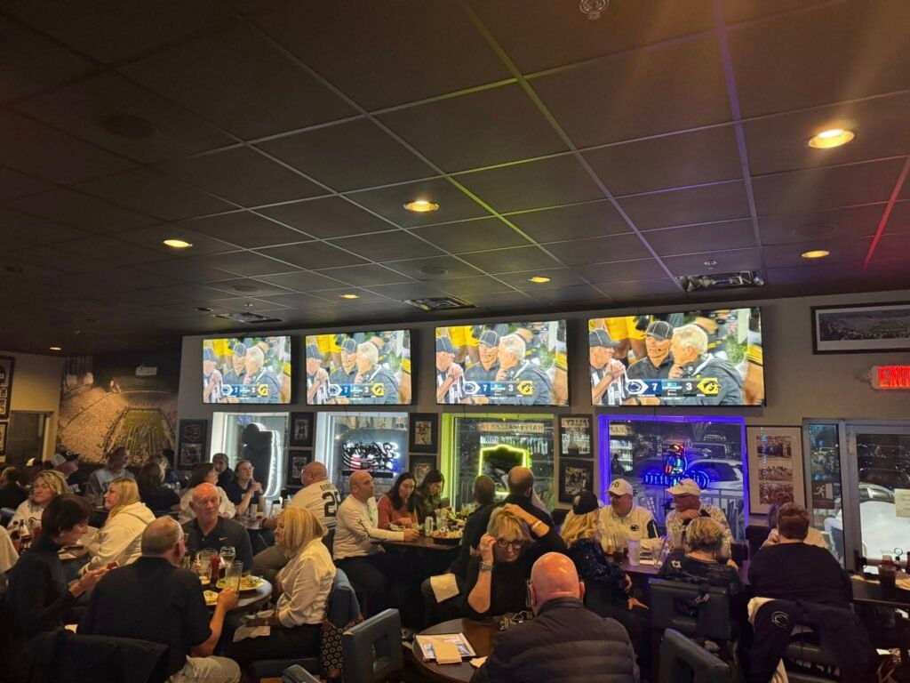 Watching the Penn State vs Iowa Game at Happy Valley Live