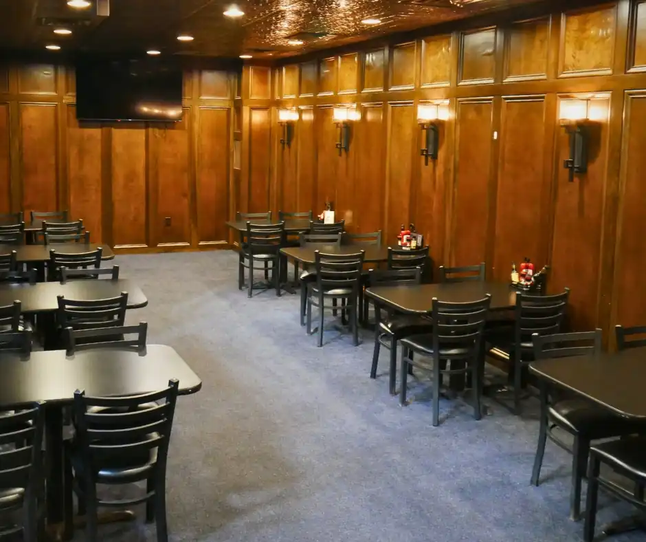 semi-private dining room